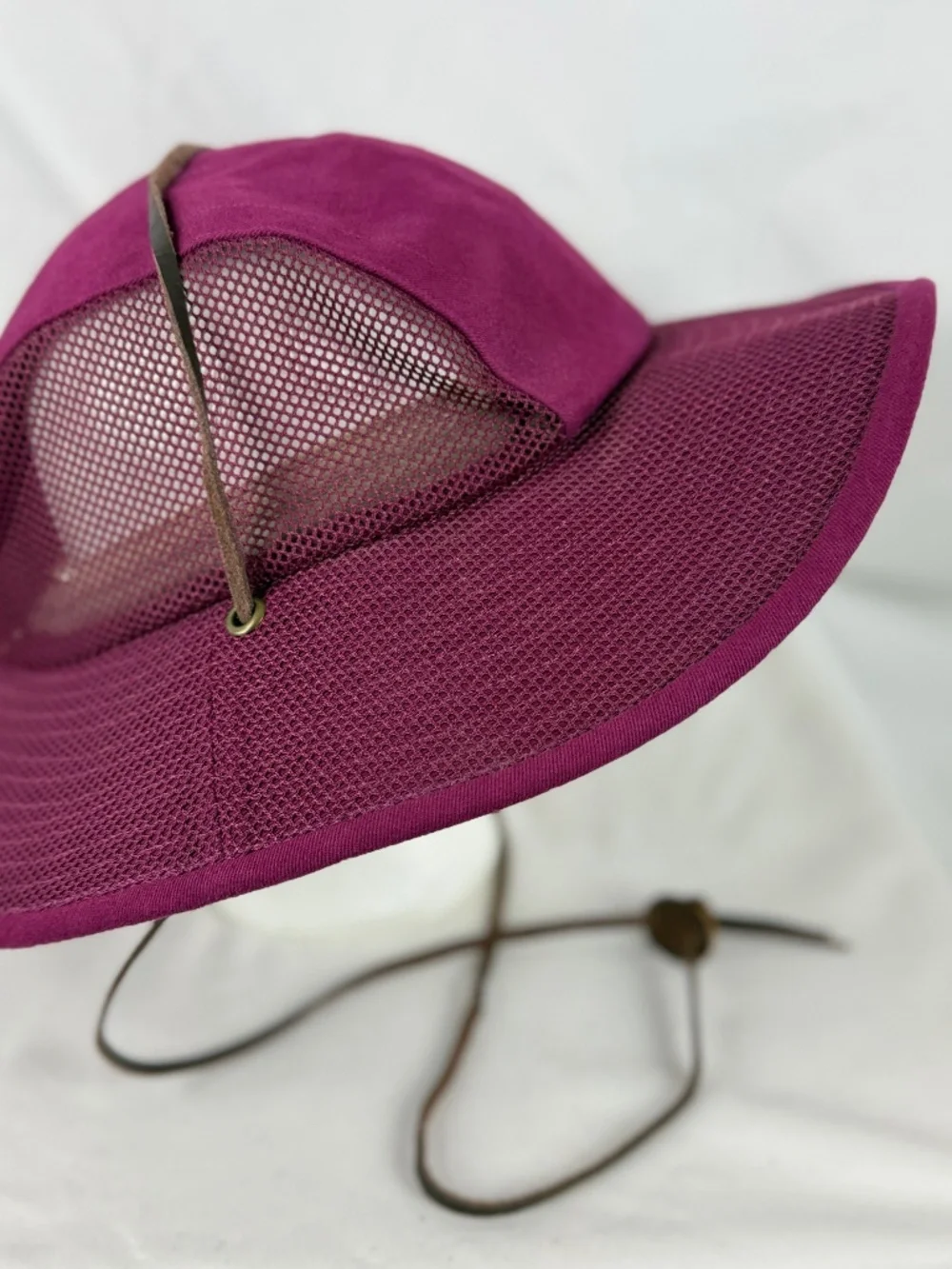 Duluth Trading Co Safari Hat M Purple Bucket Sunhat Mesh Packable